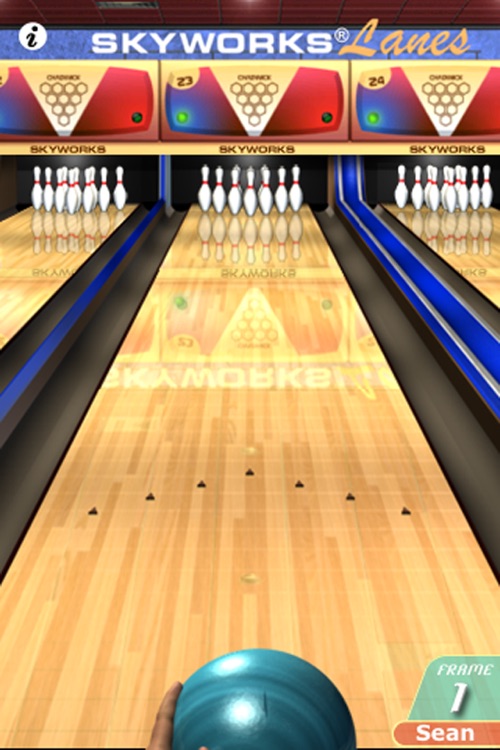 Ten pin bowling game